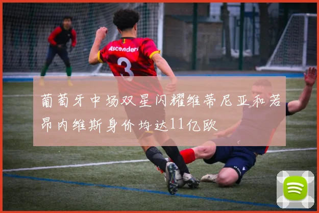 葡萄牙中场双星闪耀维蒂尼亚和若昂内维斯身价均达11亿欧